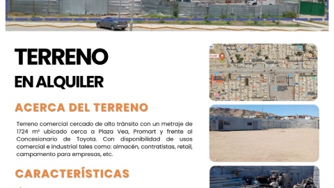 Terreno en Pari&ntilde;as